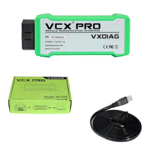 VXDIAG VCX NANO Pro Auto OBD2 Diagnostic Tool For GM/FORD/MAZDA/VW/HONDA/VOLVO/TOYOTA/JLR 7-In-1