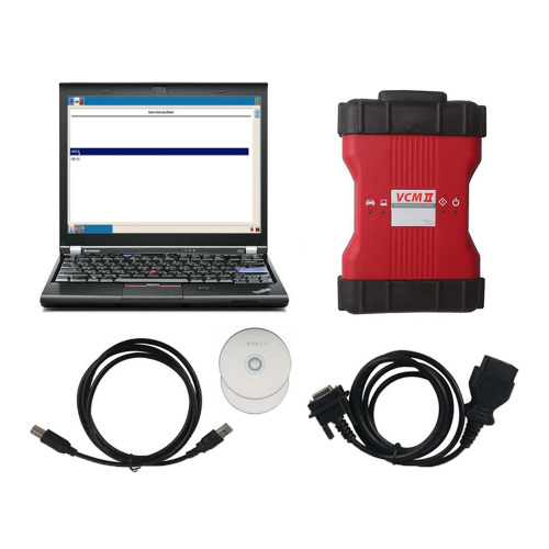 Best Quality VCM II VCM2 Support Ford Diagnostic Tool V130 With DELL D630 or Lenovo X220 Laptop