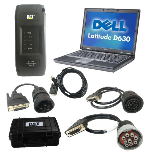 V2023A CAT Caterpillar ET Diagnostic Adapter III CAT Diagnostic Tool PLUS laptop (Real Caterpillar ET Adapter 3)