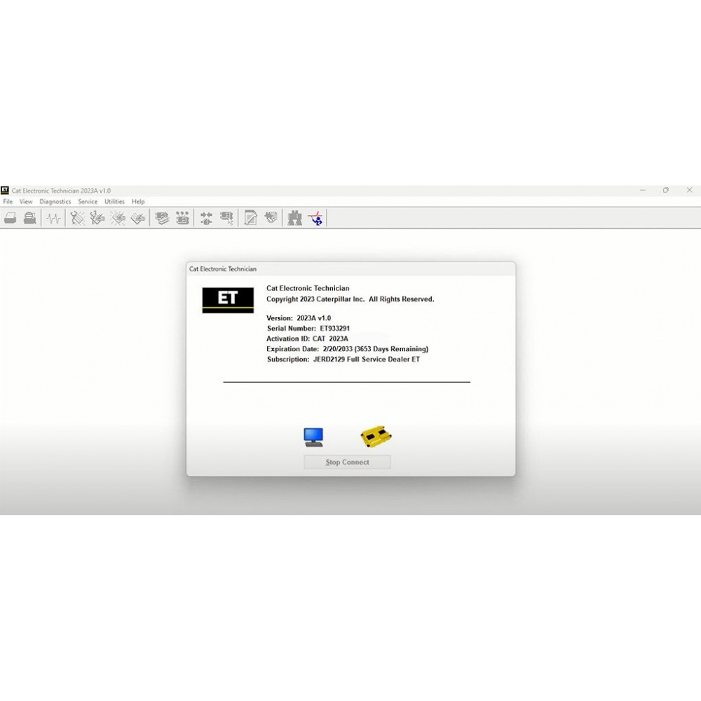 Cat Caterpillar ET Software 2023A 2022A 2019C Caterpillar Electronic Technician With 1 Time Free Activation