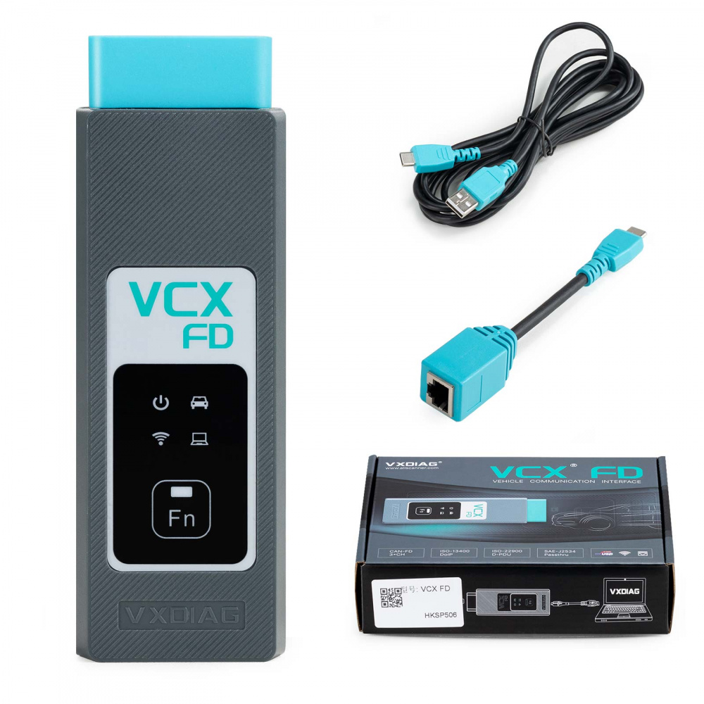 VXDIAG VCX FD for GM Ford Mazda 3 in 1 OBD2 Diagnostic Tool Supports CAN FD Protocol