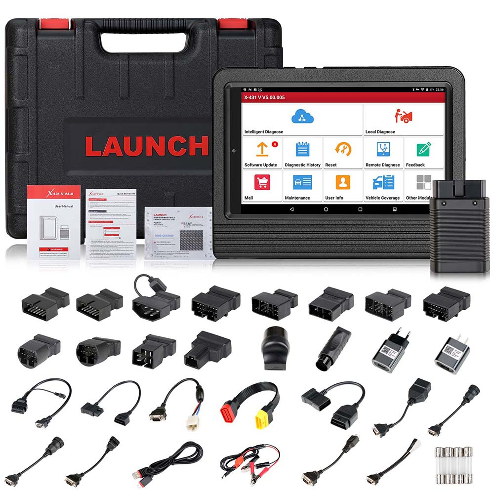 Launch X431 V V5.0 8inch Tablet Wifi/Bluetooth Full System CANFD Diagnostic Tool Two Years Free Update Online