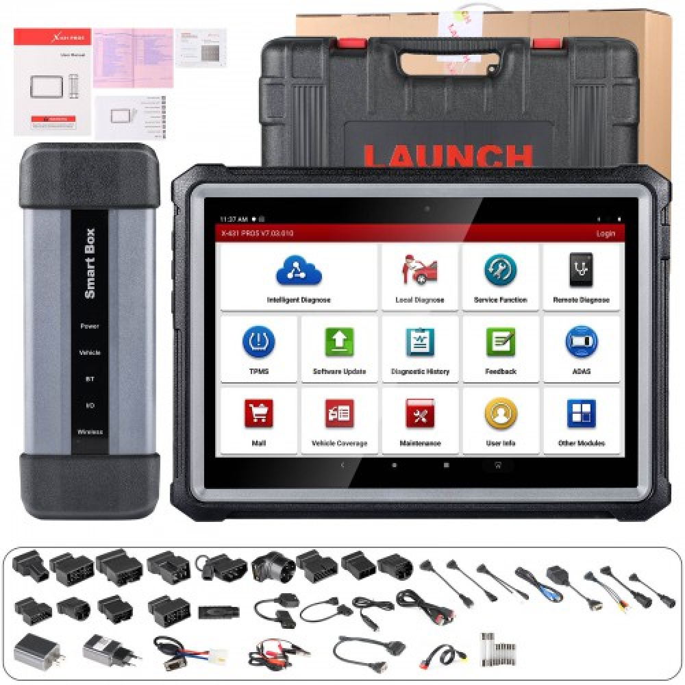 Launch X431 PRO5 Full System Car Diagnostic Tool with Smart Box 3.0 Upgrade Version of X431 Pro3 Supports CAN FD DoIP